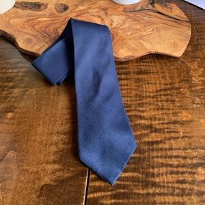 Banana Republic navy silk tie